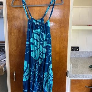 Cute Hawaiian Print Dress with Monstera’s